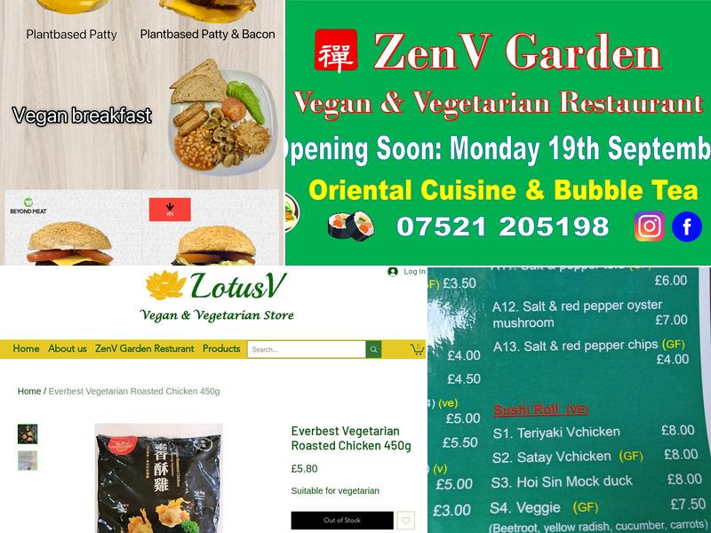 ZenV Garden & LotusV Ltd Menu