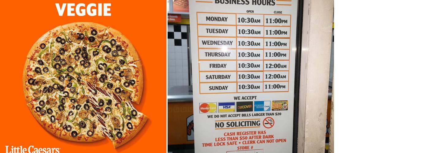 Little Caesars Pizza Menu