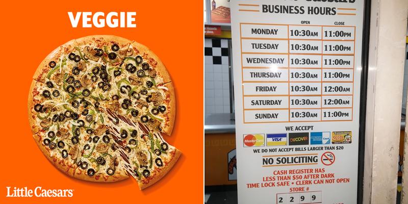 Little Caesars Pizza Menu