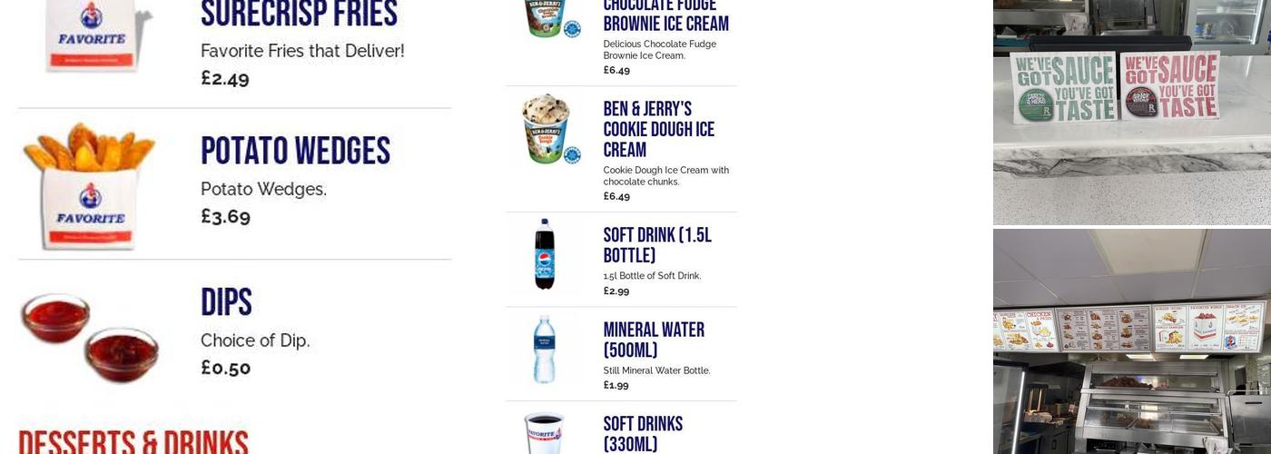 Favorite Chicken Grays Thurrock Menu