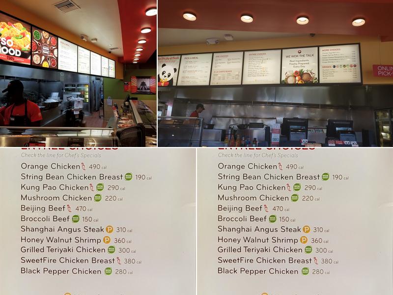Panda Express Menu
