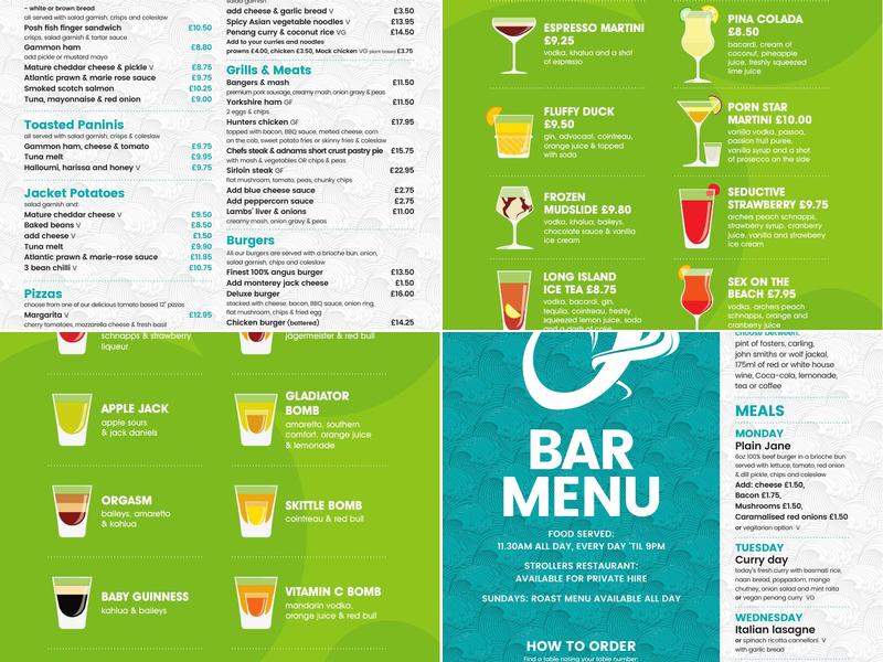 Mermaid Bar Menu