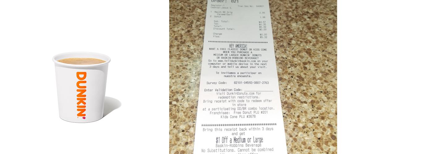 Dunkin' Menu