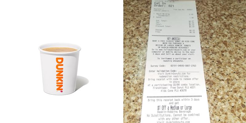 Dunkin' Menu