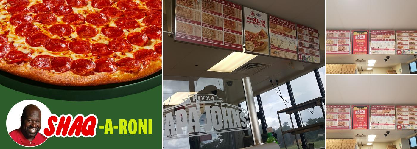 Papa Johns Pizza Menu