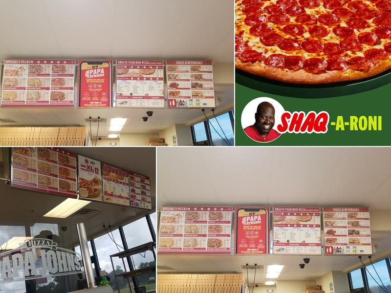 Papa Johns Pizza Menu