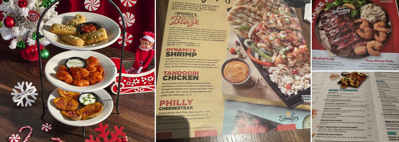 TGI Fridays Menu