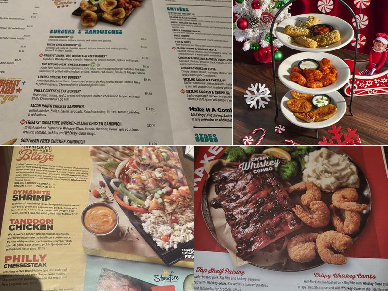 TGI Fridays Menu