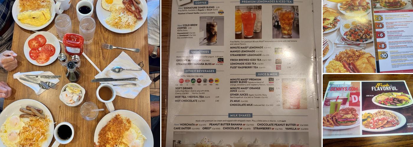 Denny's Restaurant Menu
