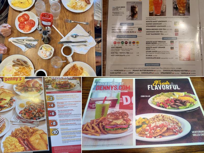 Denny's Restaurant Menu