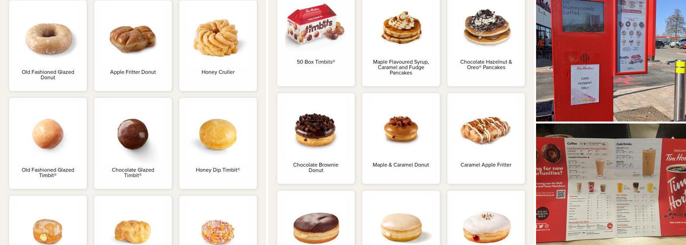 Tim Hortons Menu