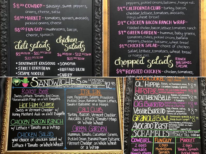 Corn+Flour Menu