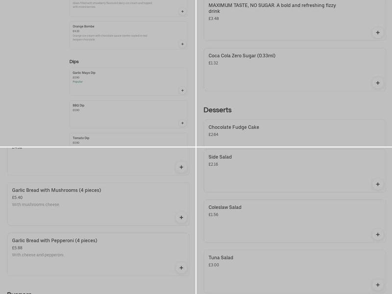 Supreme Pizza Ipswich Menu