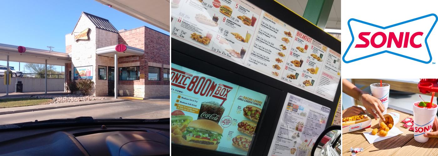 Sonic Drive-In Menu