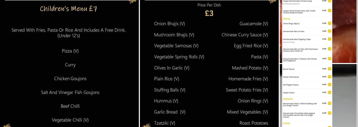 The Yorkshire Tapas Menu