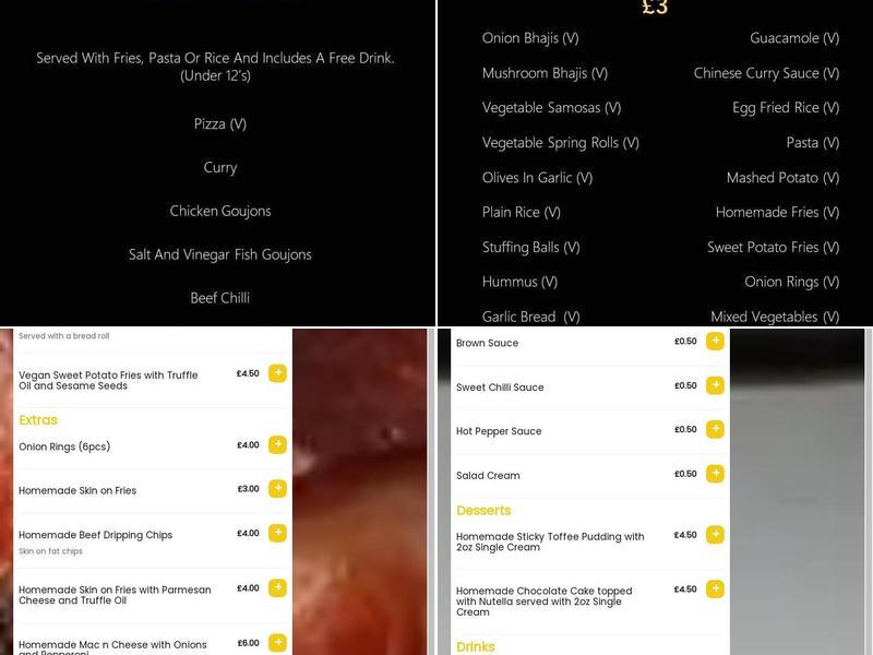 The Yorkshire Tapas Menu