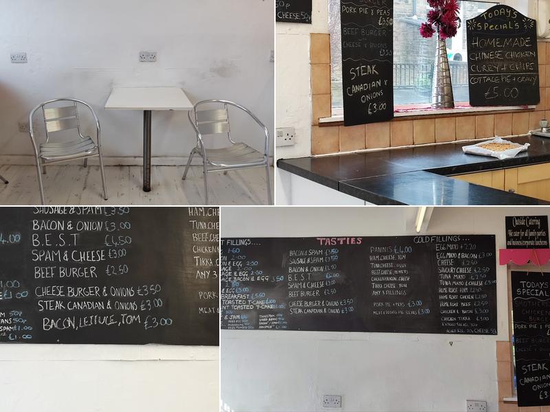 Tasties sandwich bar Menu