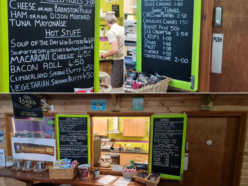 The Hungry Heifer Cafe Menu