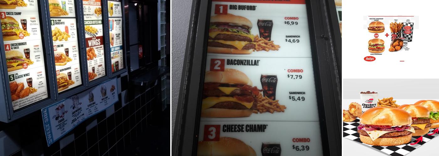 Checkers Menu