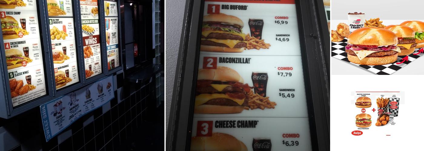 Checkers Menu