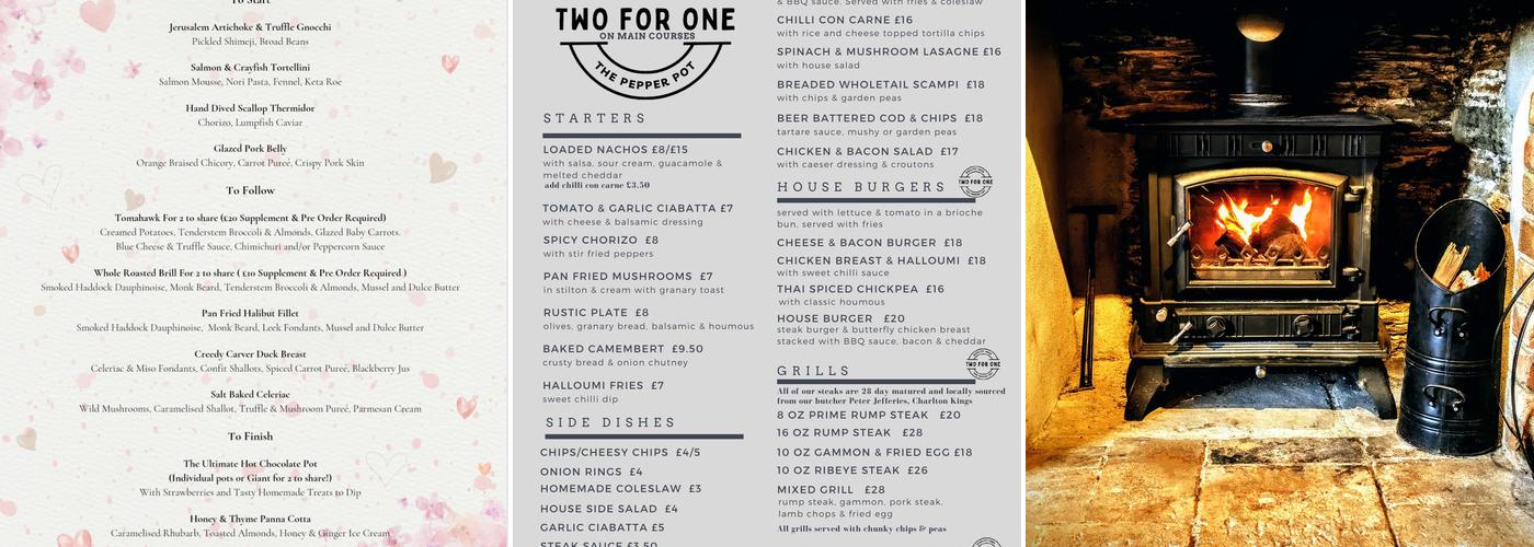 The Charleton Inn Menu