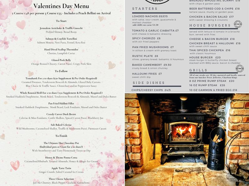 The Charleton Inn Menu