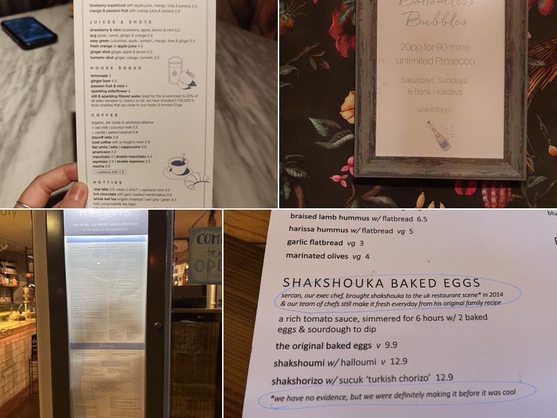 Megan's at the Griffin Restaurant (Kingston) Menu