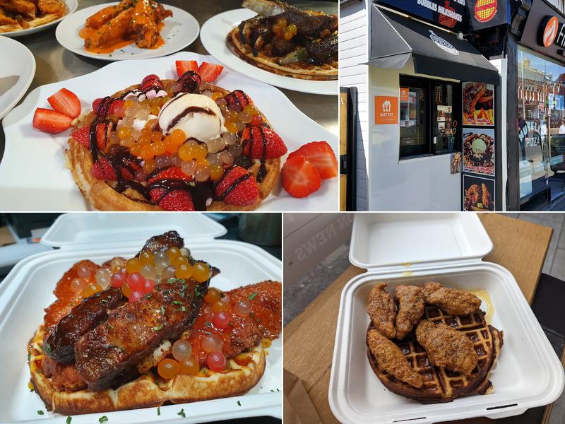 Coco Chicken and Waffles