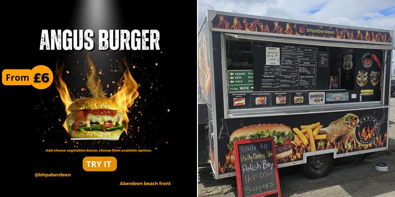 Burning Hands and Plates Menu