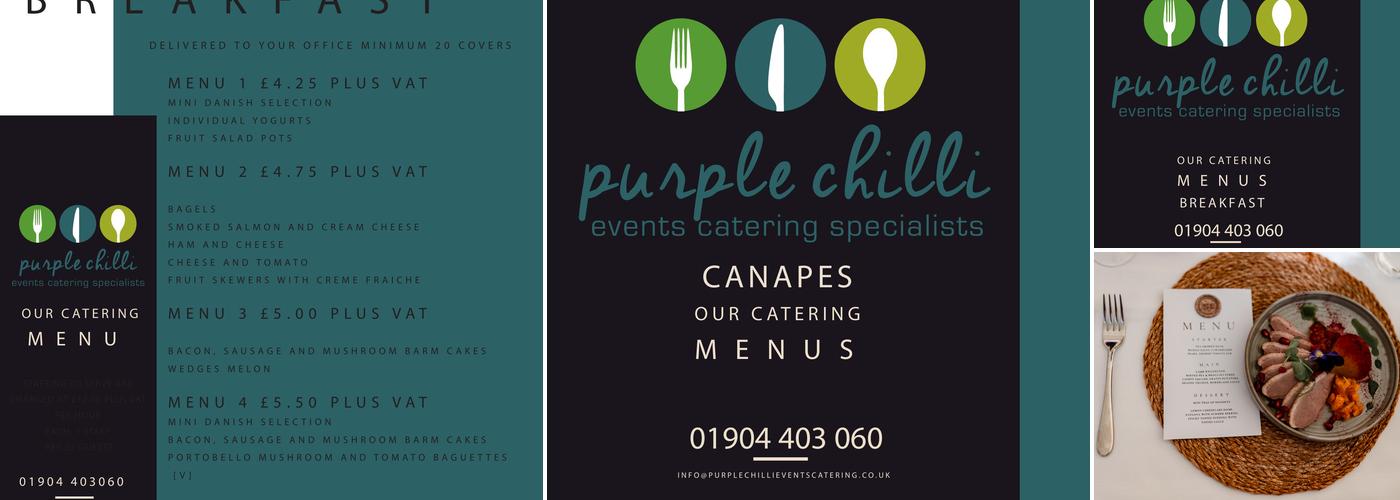 Yorkshire Outside Caterers - Purple Chilli Events Catering Menu