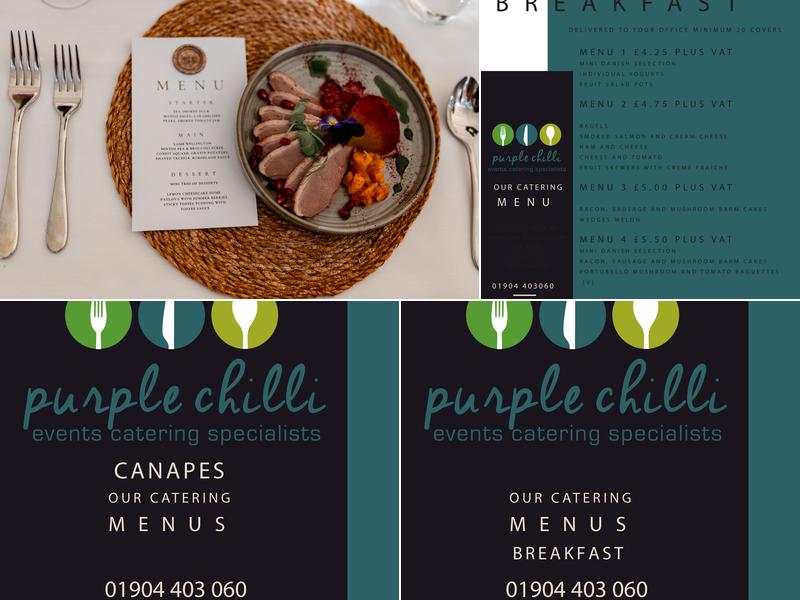 Yorkshire Outside Caterers - Purple Chilli Events Catering Menu