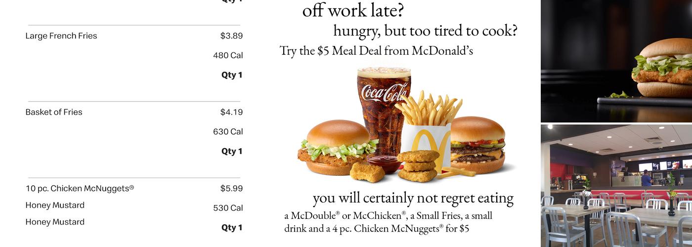 McDonald's Menu