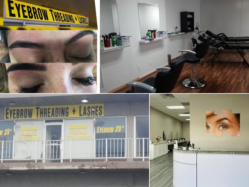 Eyebrow threading + Lashes