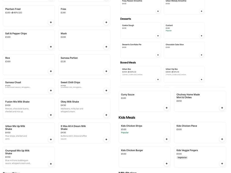 Crumpsall Shawarma Menu