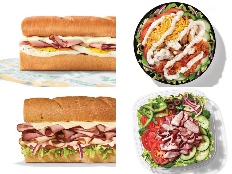 Subway Menu
