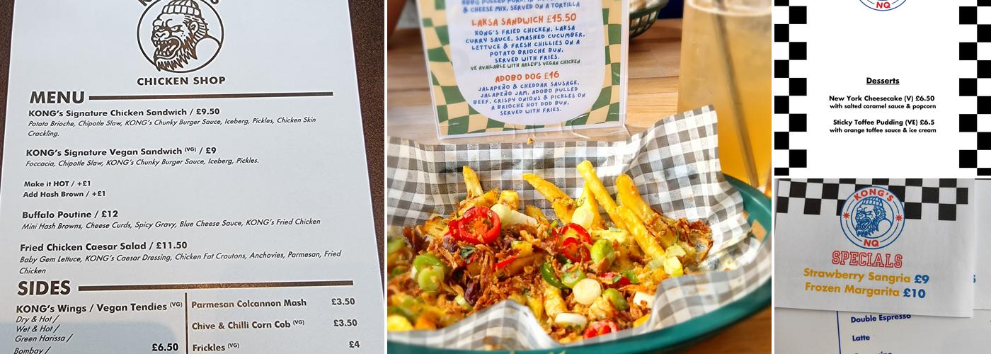 Kong's NQ Menu