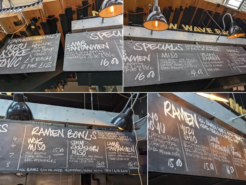 New Wave Ramen - Mackie Mayor Menu