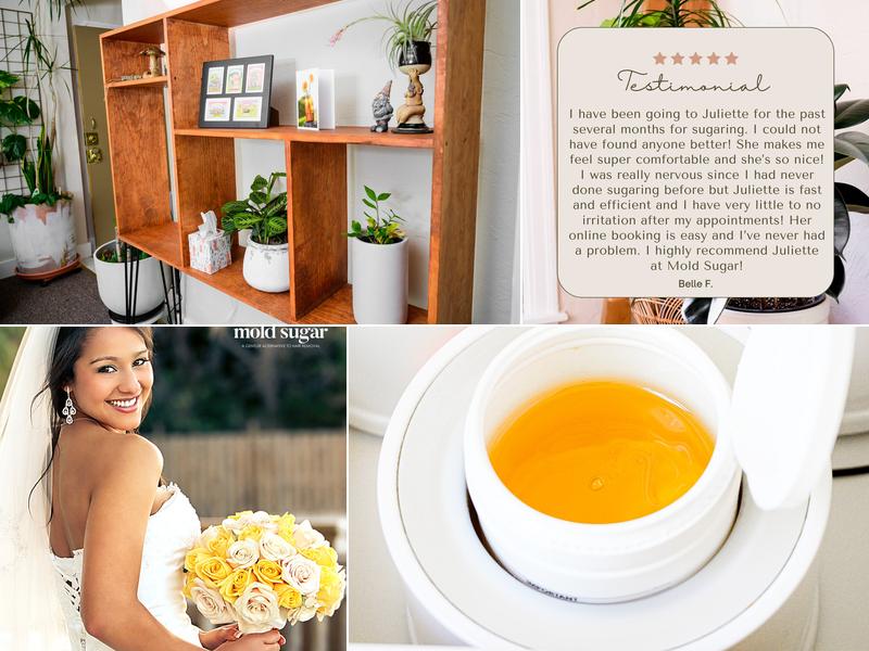 mold sugar - a gentler alternative to hair removal