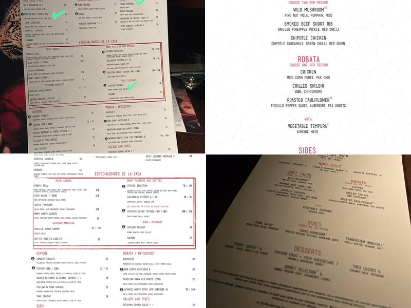 MNKY HSE Manchester Menu