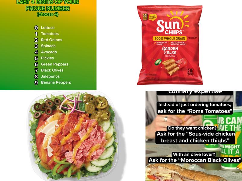 Subway Menu