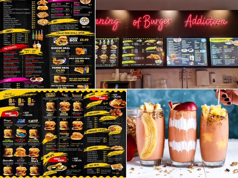 Burgerholic Menu