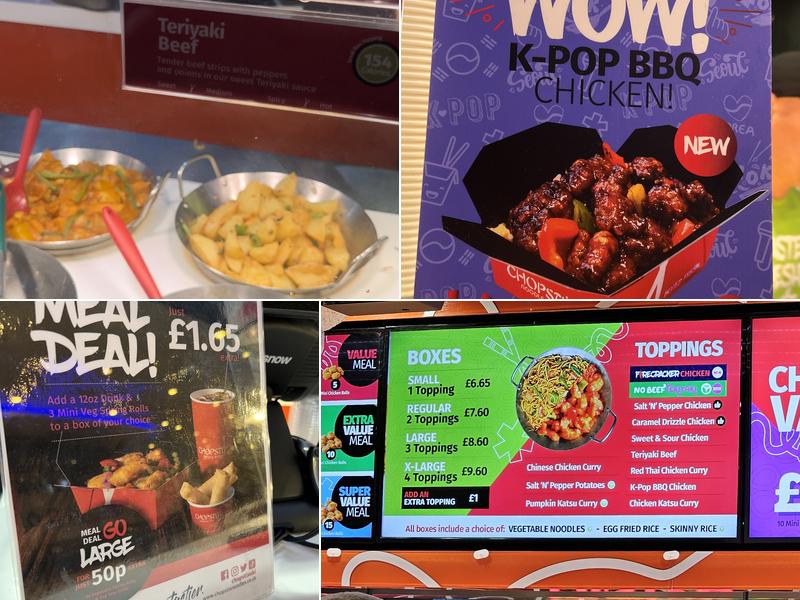 Chopstix - Trafford Centre Menu