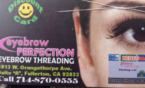 Eyebrow perfection Threading Saloon