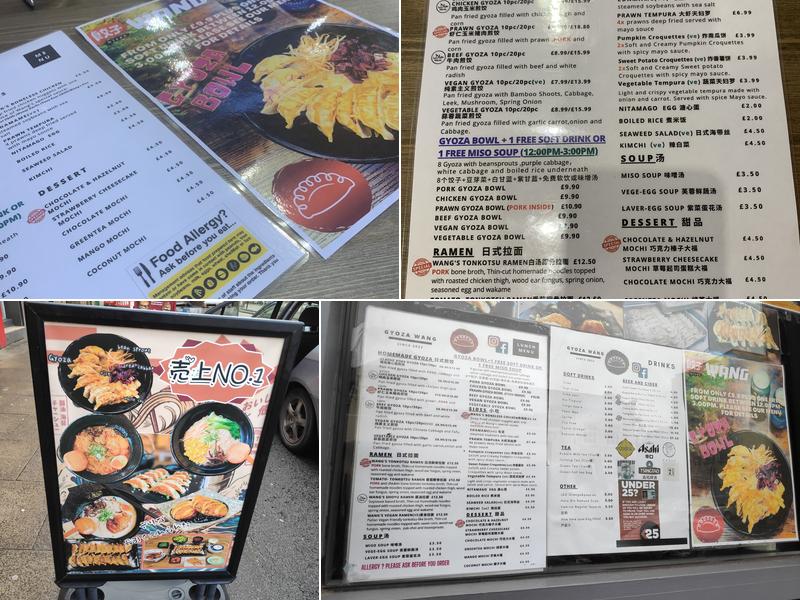 Gyoza Wang Menu