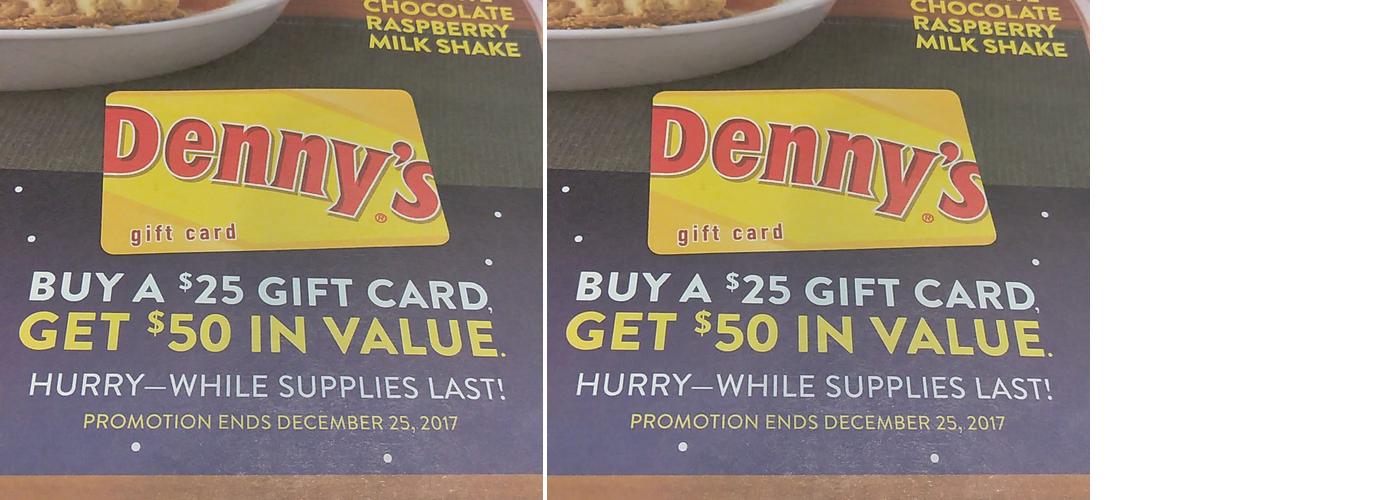 Denny's Menu