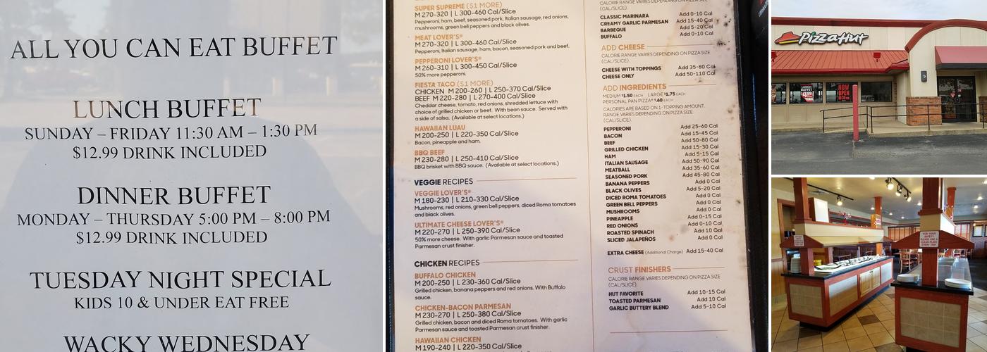 Pizza Hut Menu