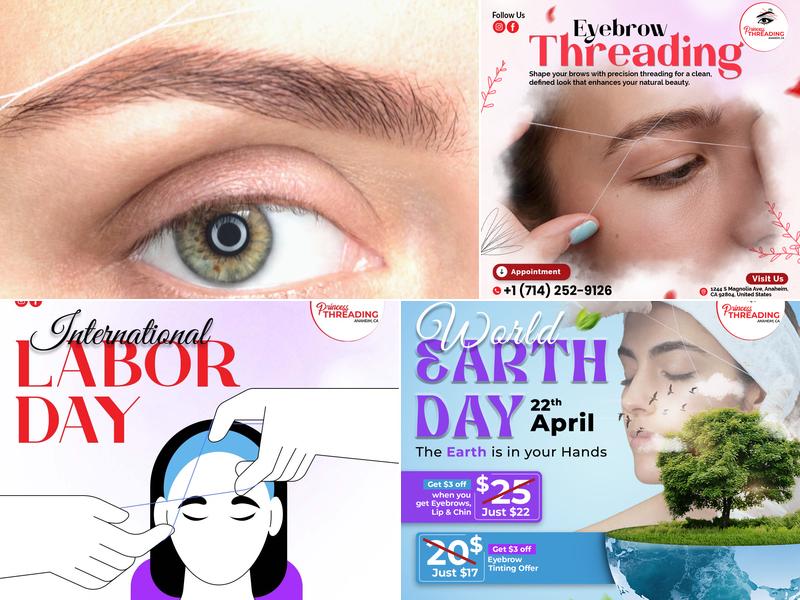 Princess Eyebrow Threading