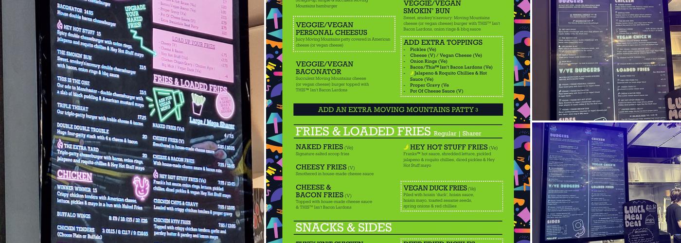 Slap & Pickle Burgers - Society Manchester Menu