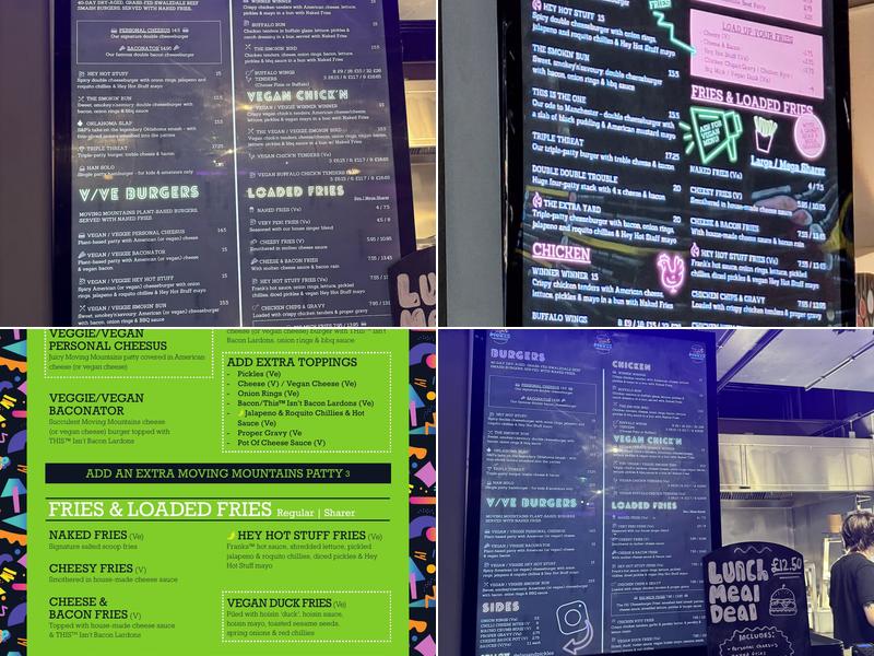 Slap & Pickle Burgers - Society Manchester Menu