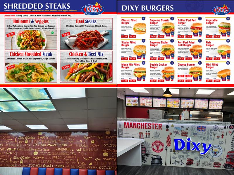 Dixy Chicken Wythenshawe Menu